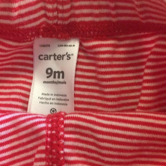 Carter’s reindeer sweater, two onesies, pants 9M - Picture 12 of 12